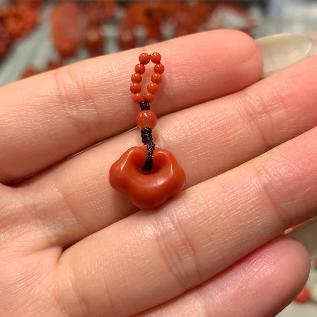 【闪购商品】南红玛瑙如意未镶嵌