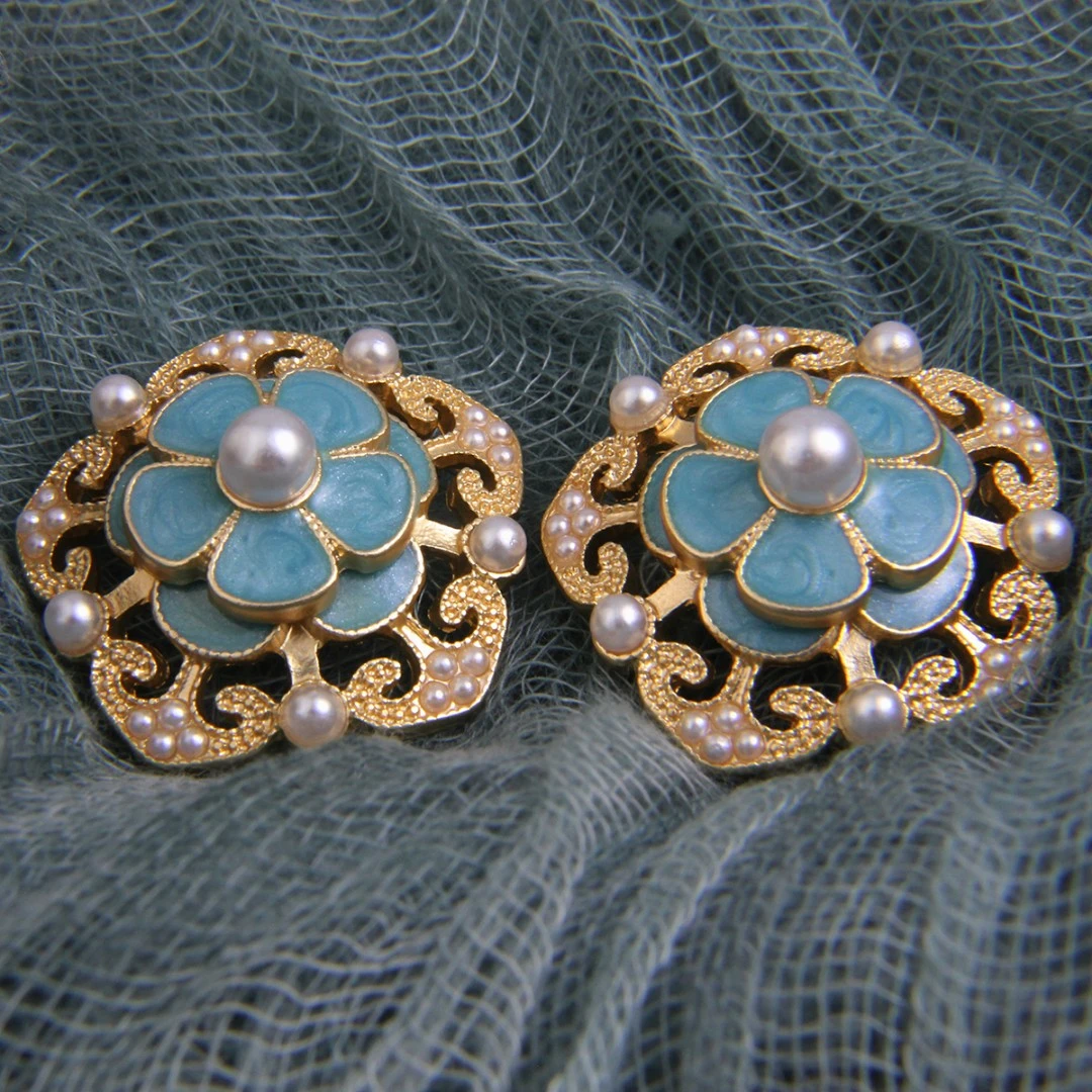 合金珐琅耳饰 5号链接501-600编码