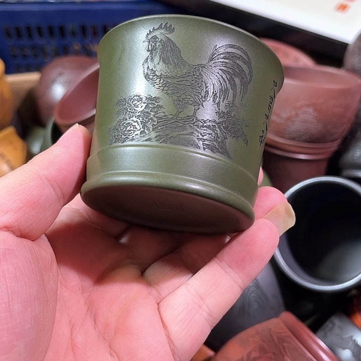 茶杯紫砂全手工紫砂主人杯