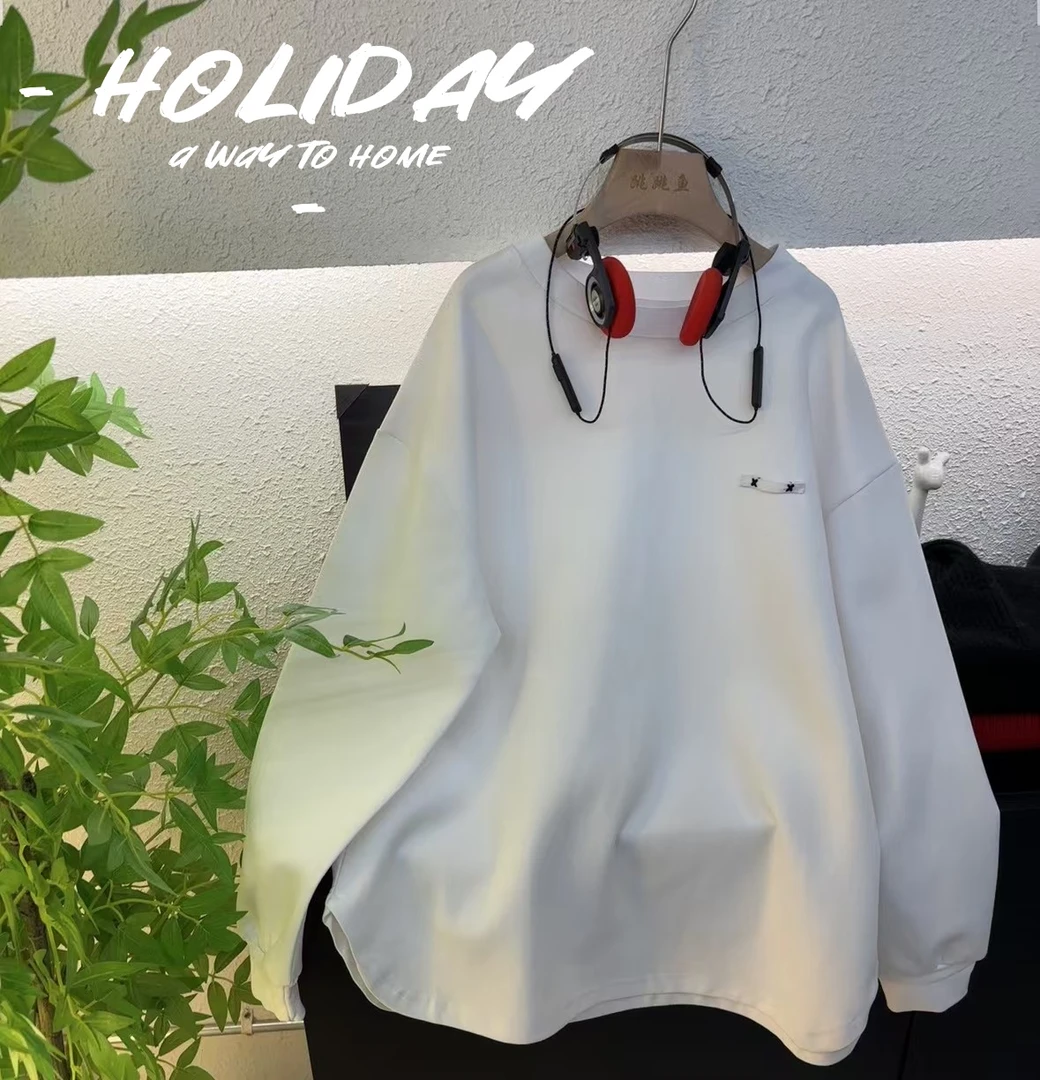 【年款】跳跳鱼童装   纯色加厚休闲百搭时尚冬款打底T恤269301