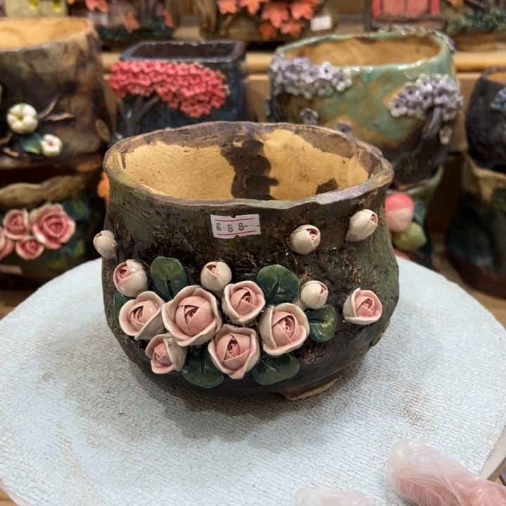 陶然多肉花盆百搭