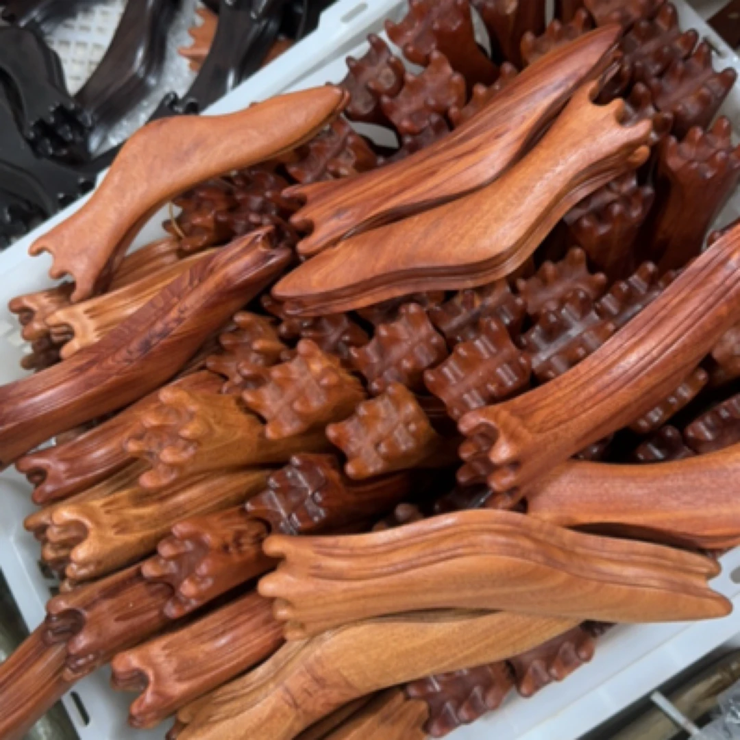 孙善升红檀足疗足部按摩脚部擀筋棍疏通腿部美容院家用脚底按摩