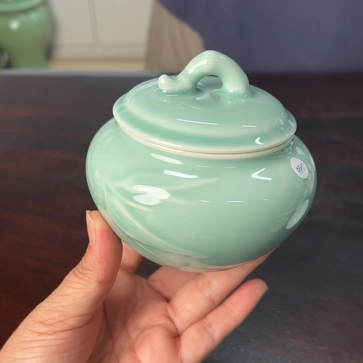 龙泉云间青瓷小米茶器