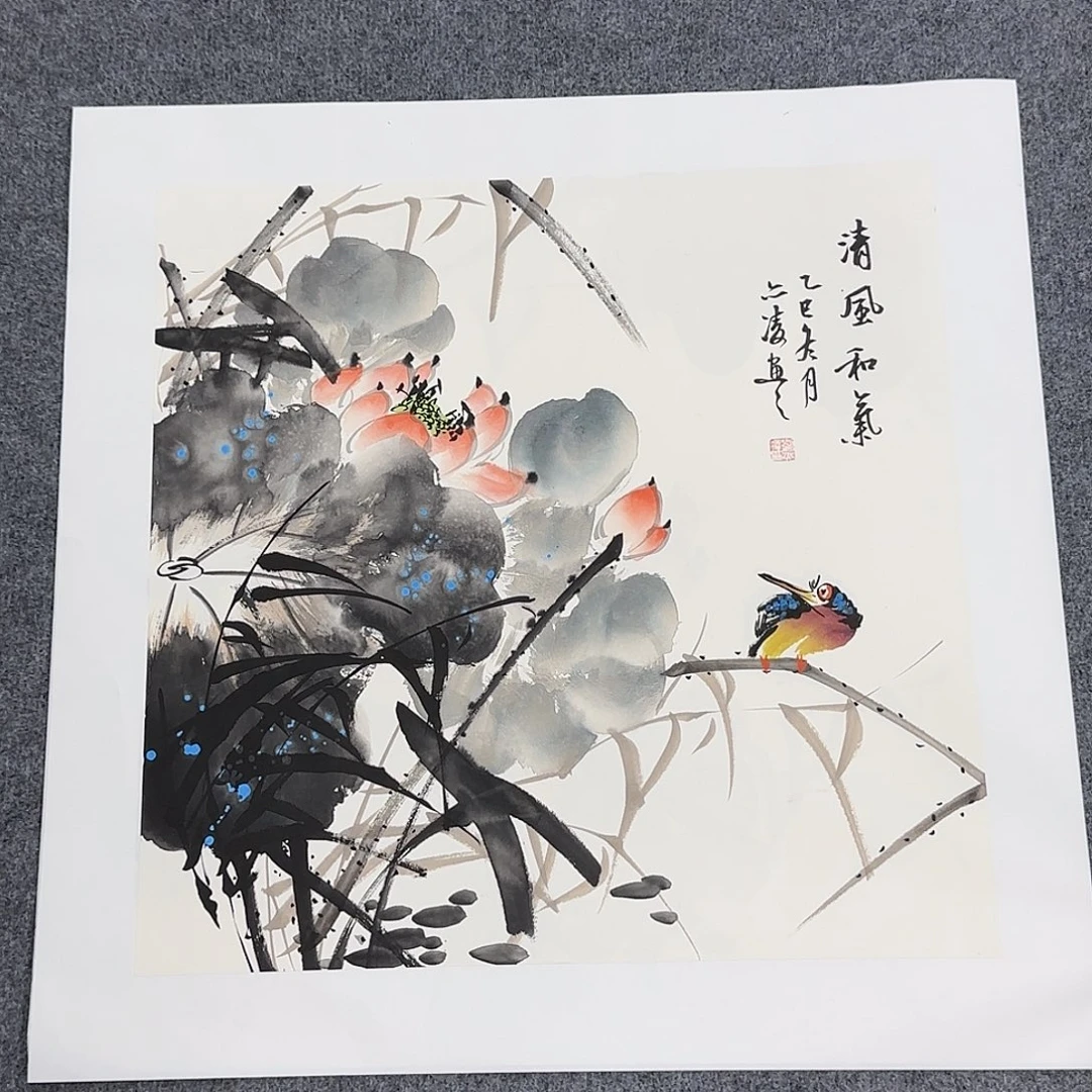 国画50*50纯手绘刘亦凌