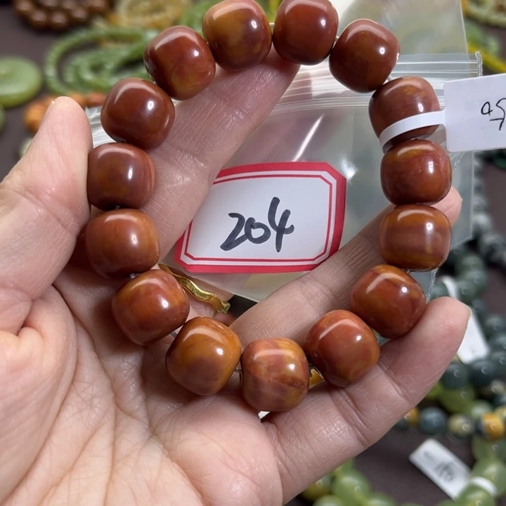 蛇纹石玉未镶嵌手链