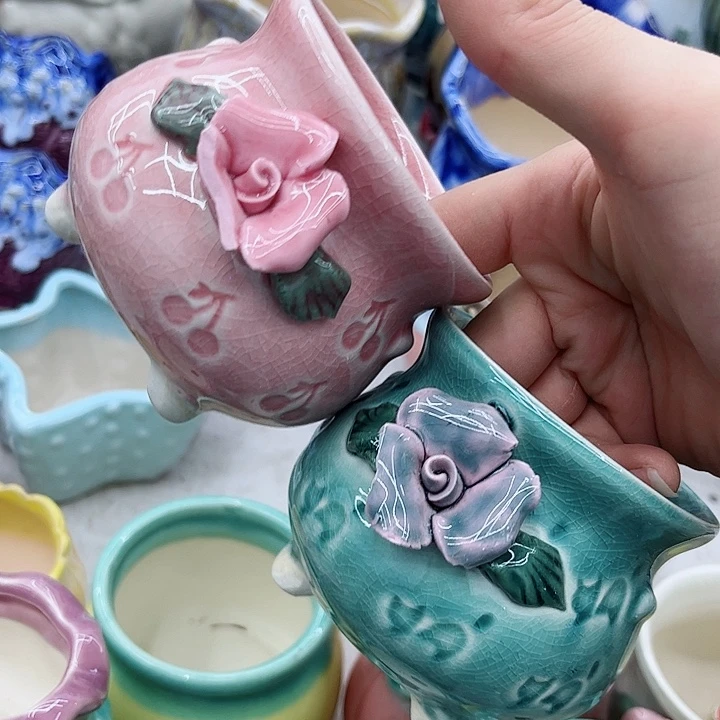 多肉绿植陶瓷花盆