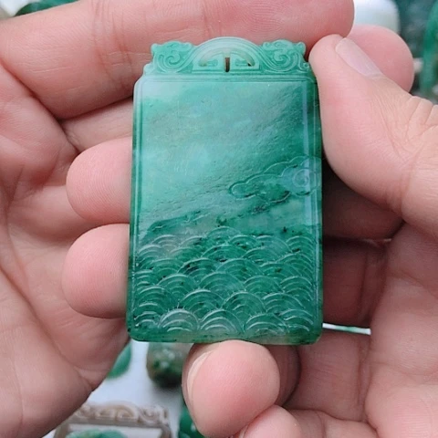 未镶嵌独山玉吊坠(不含链)