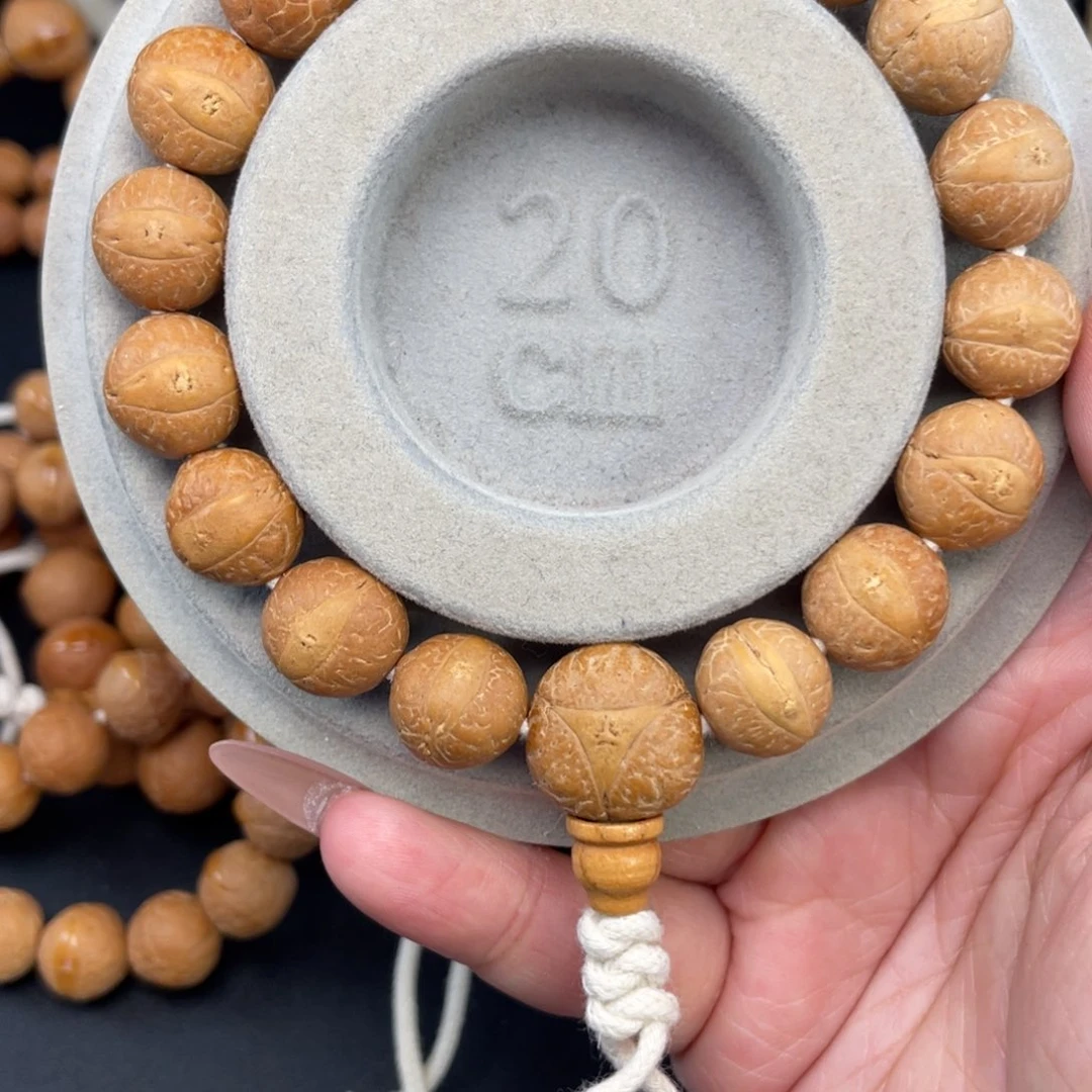 手串凤眼菩提L317-K03凤眼菩提13+同树黄皮入门款