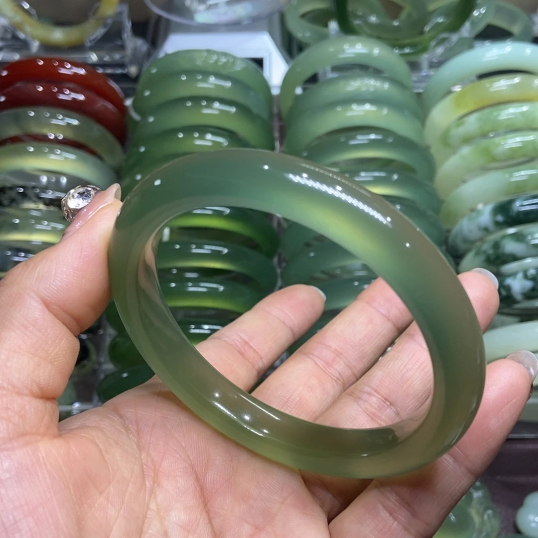 岫玉未镶嵌手镯65