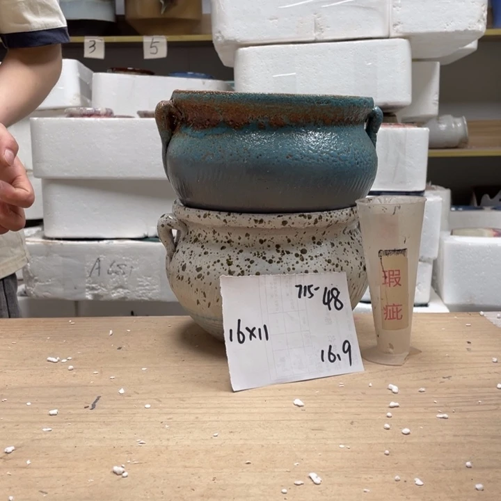 紫砂花盆多肉陶土花盆微瑕48