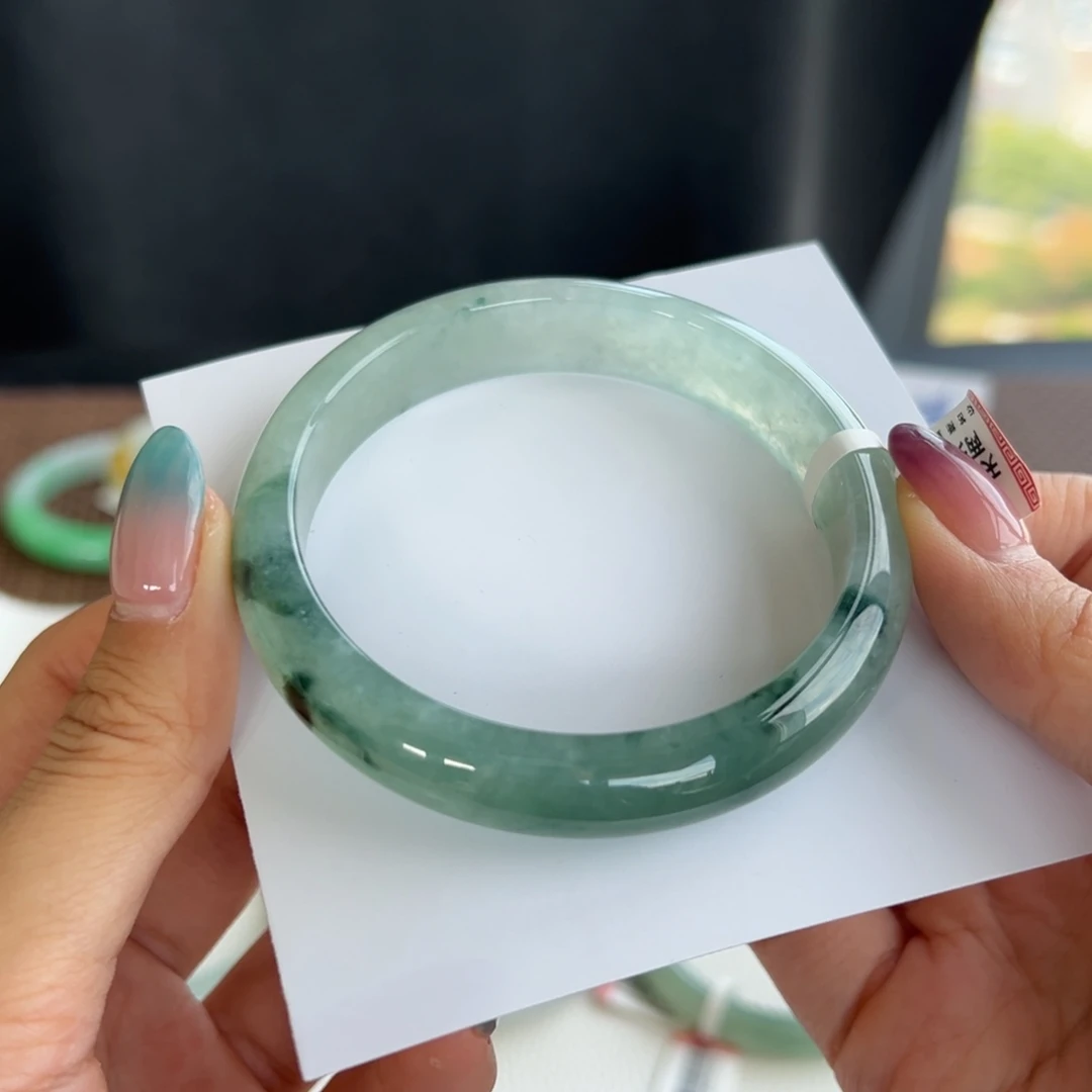 翡翠未镶嵌手镯15号 58.7