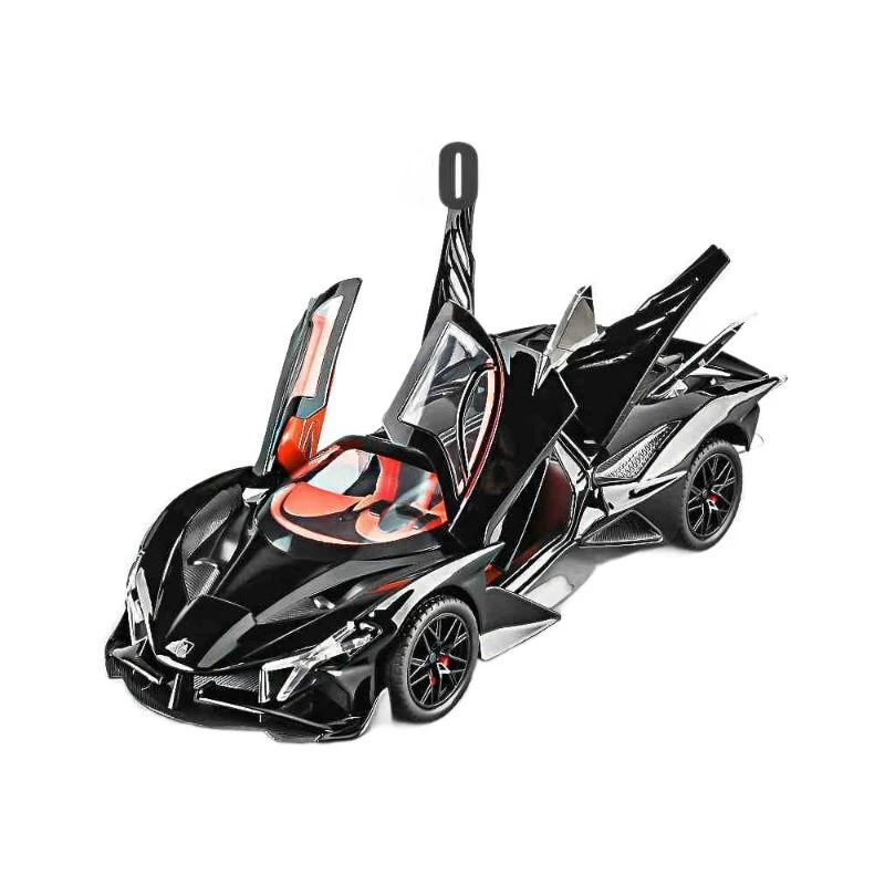 1:24阿波罗EVO喷雾版合金车模仿真跑车摆件儿童玩具小汽车男