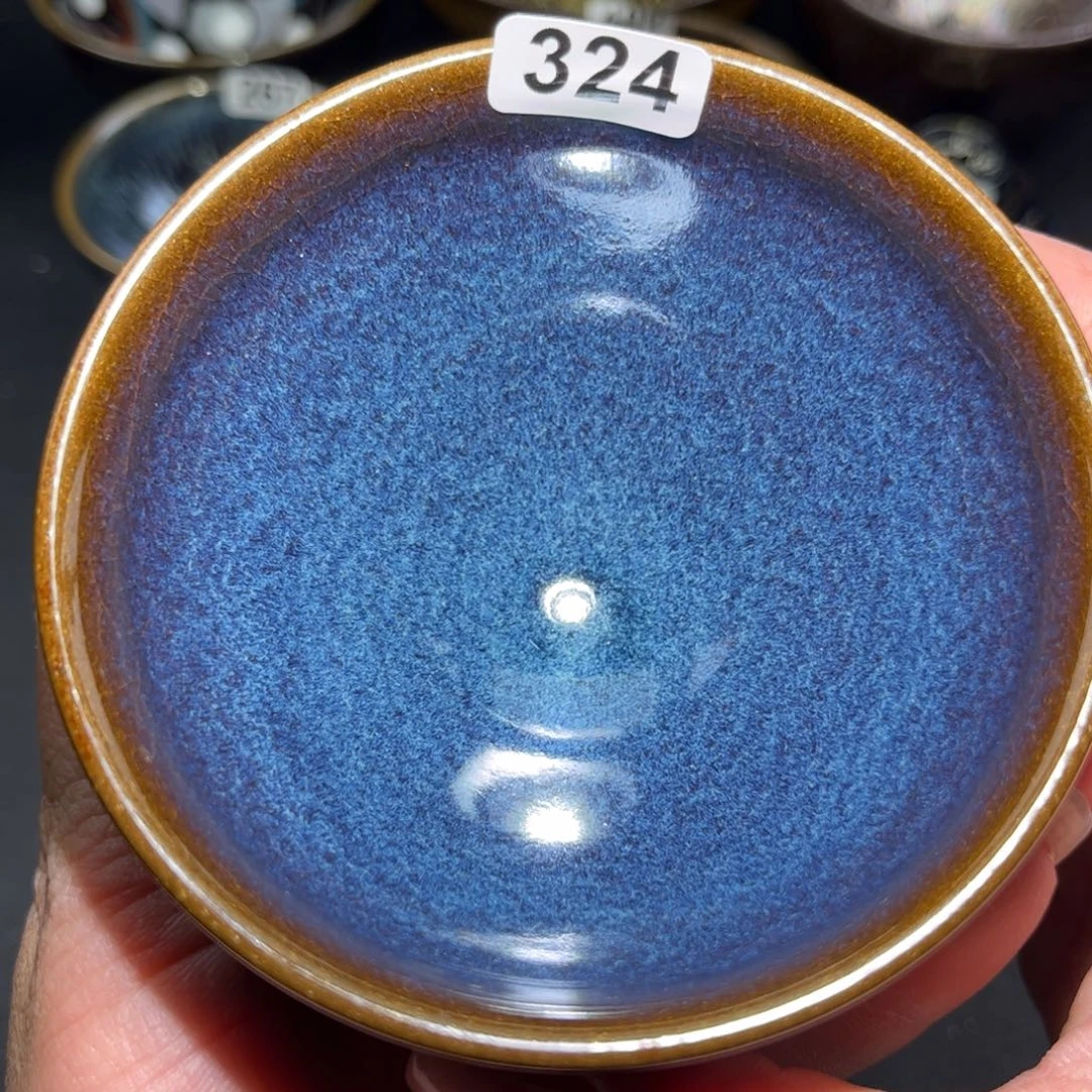 茶盏324 建盏单盏放大漏……