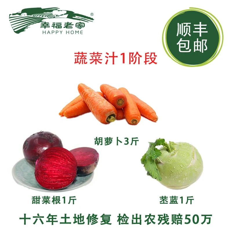 正饮汁道万人计划用来榨汁的优质有机蔬菜套餐 营养健康 蔬菜发货