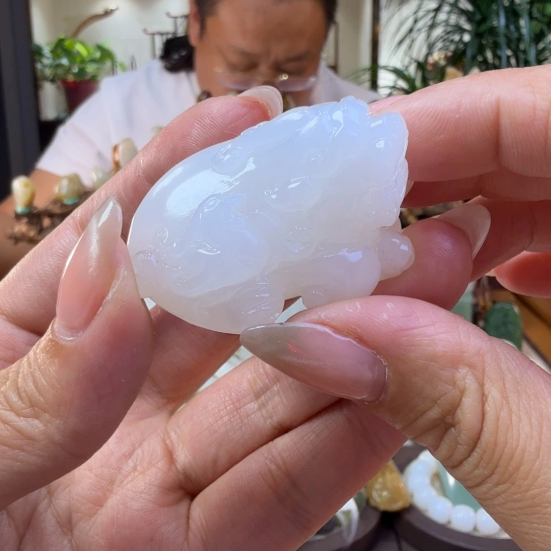 和田玉未镶嵌挂件平*