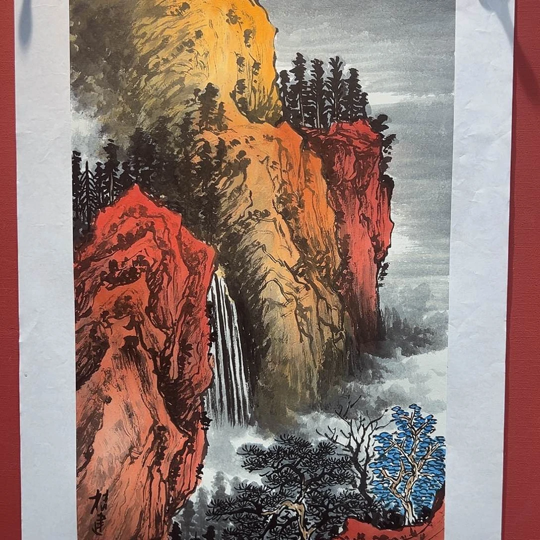 国画曹根建国画作品