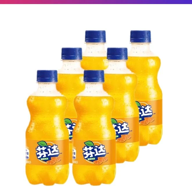 【6瓶】橙子味芬达300ML*6瓶