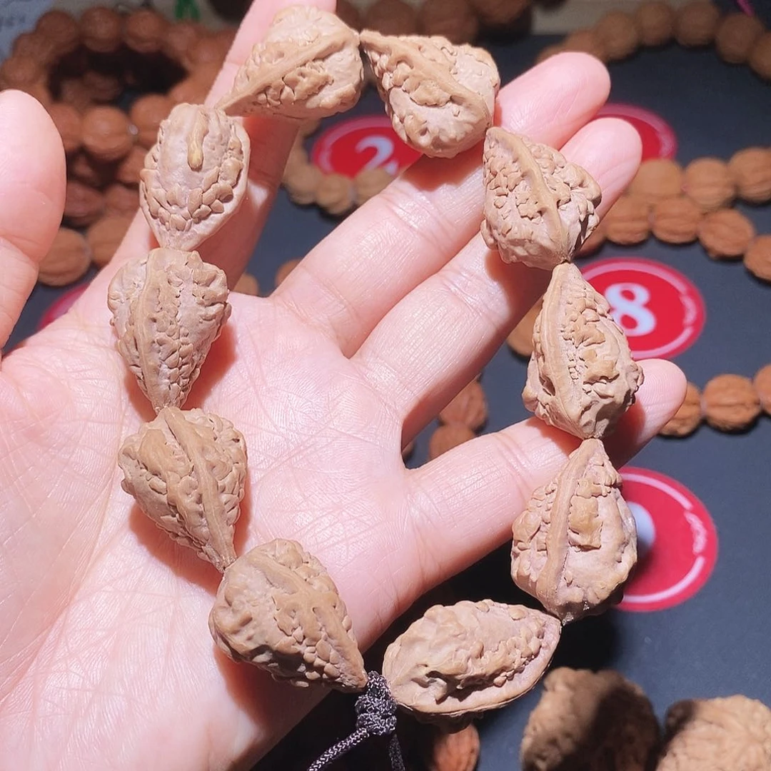 文玩核桃手串17+麒麟角