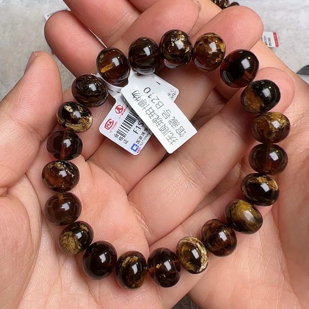 未镶嵌琥珀手链?**子抚顺