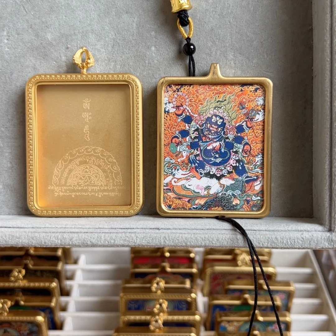 吊坠金****苑单面私人定制大黑天