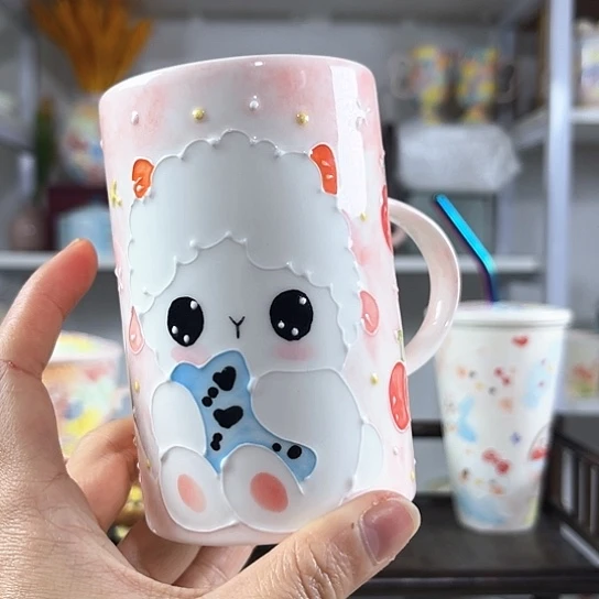 手绘高温釉下彩陶瓷