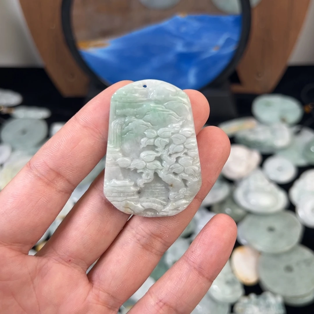 翡翠未镶嵌颈饰多样性发其一 天然A货翡翠0066