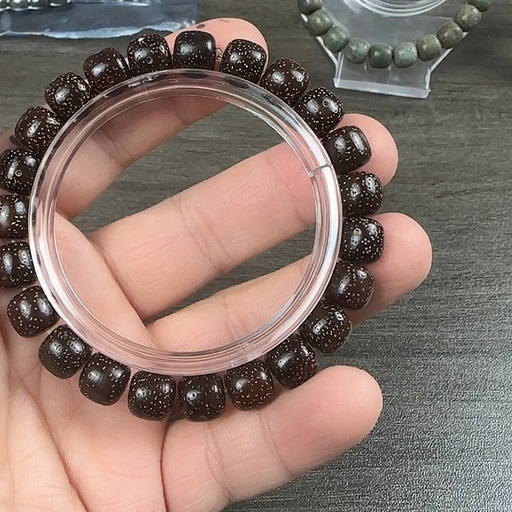 好***满星月菩提手串卷王文玩闪拍--88.8