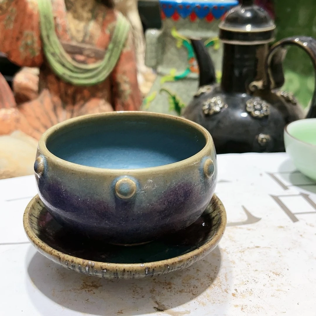 瓦当摆件摆件茶桌茶台陶瓷