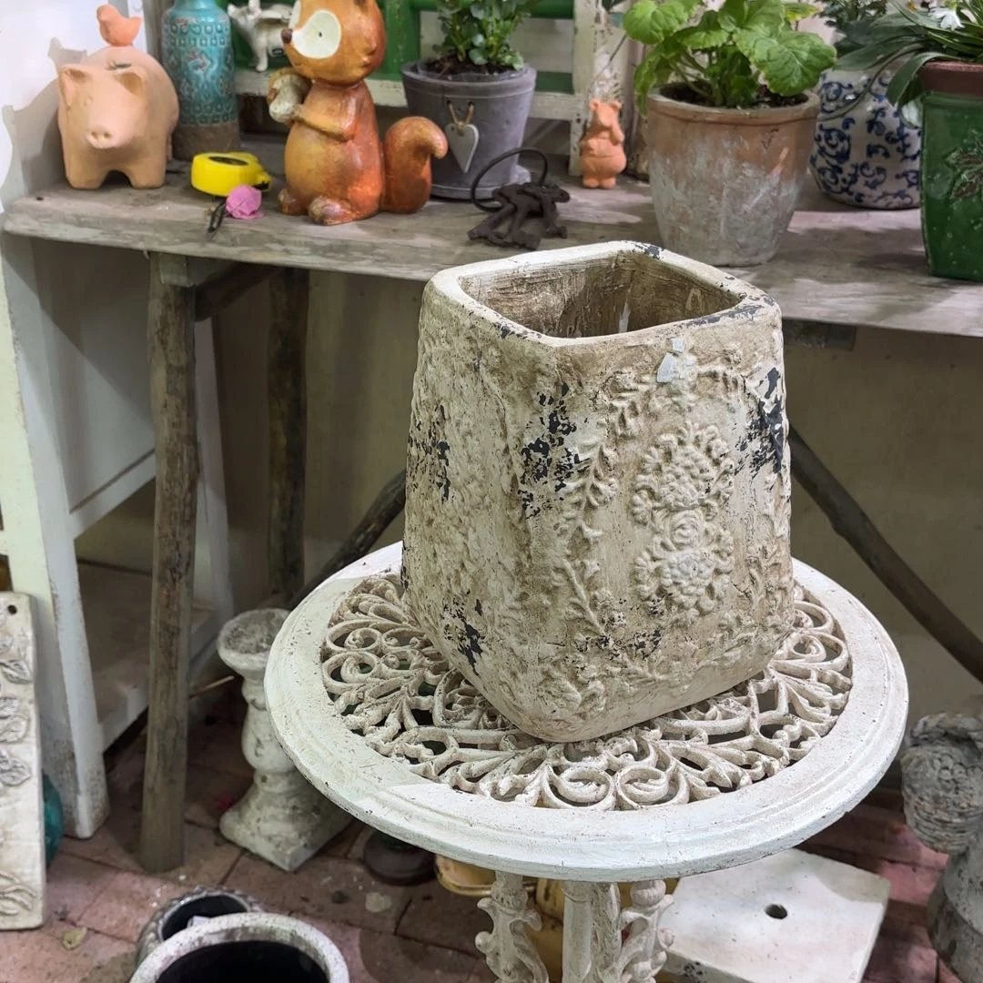 许纯的花房 方口蕾丝