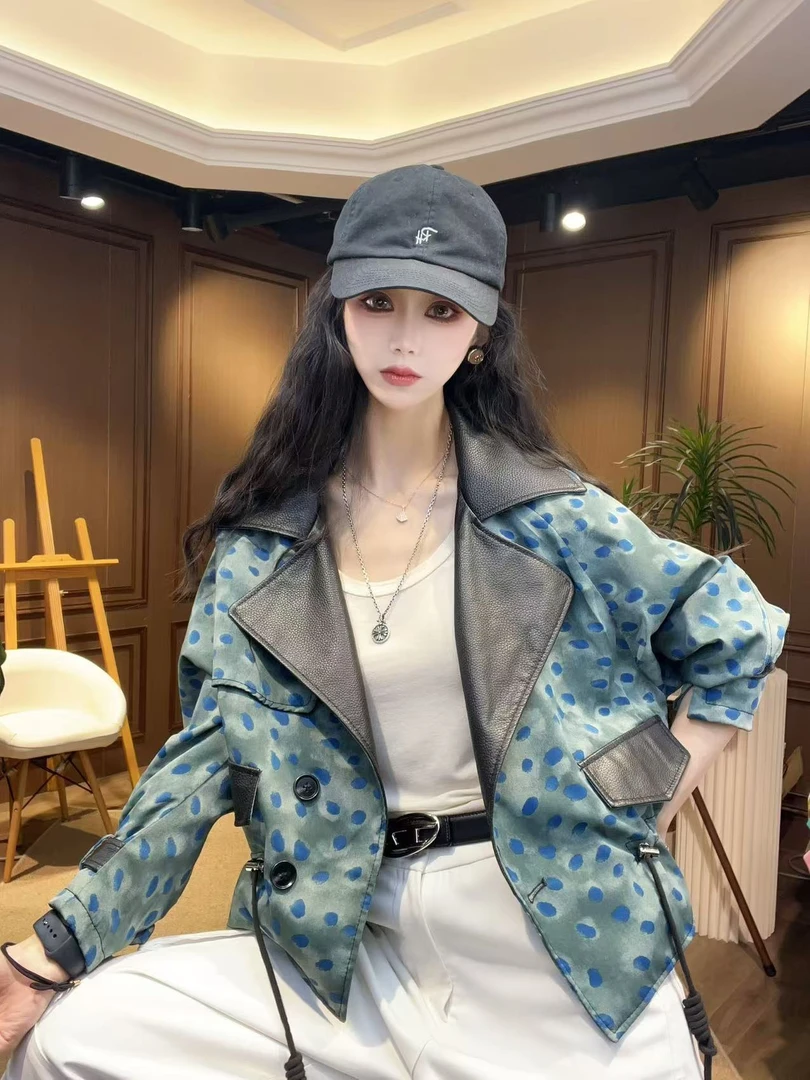 【千艺-Studio】“肖邦夜曲”春装海宁春秋款短款气质设计师夹克外套