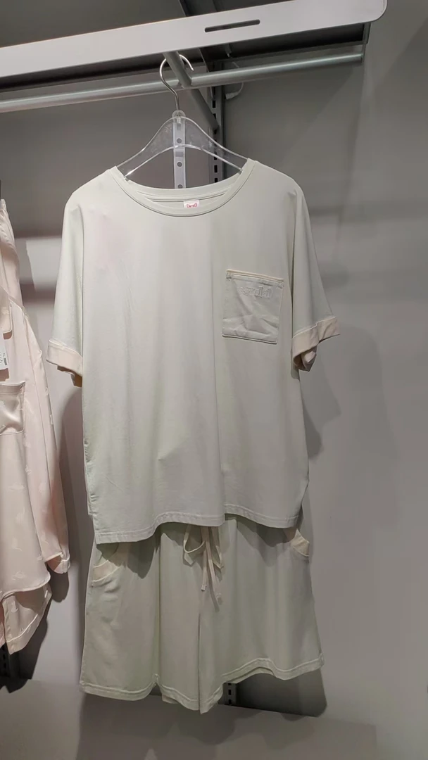 女短袖简约款睡衣家居服套装24504092