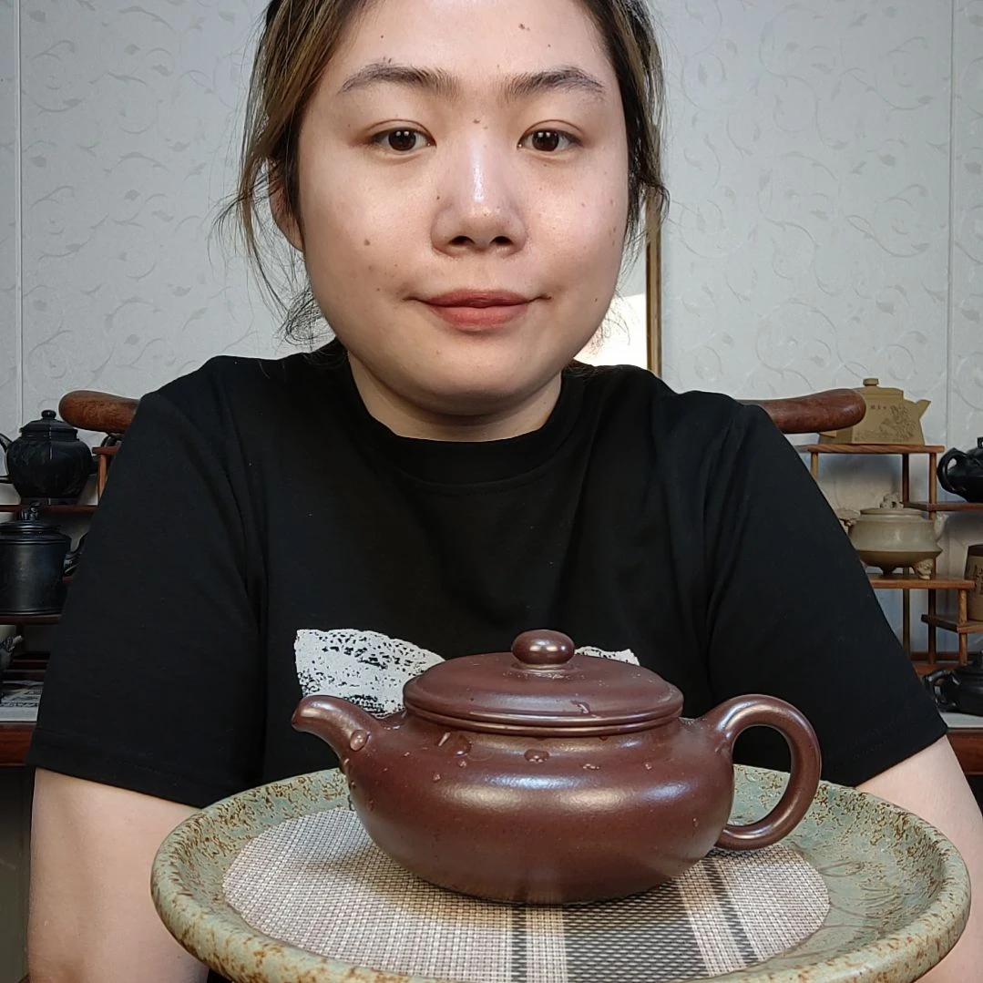 茶壶朱泥石红仿古210毫升