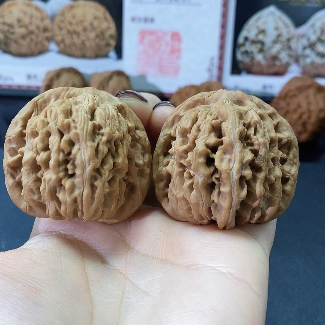 文玩核桃把件飞楼008-全品43