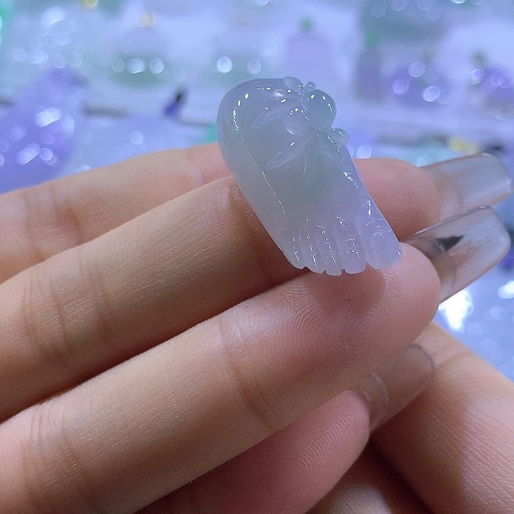 颈饰未镶嵌翡翠天然翡翠A货吊坠