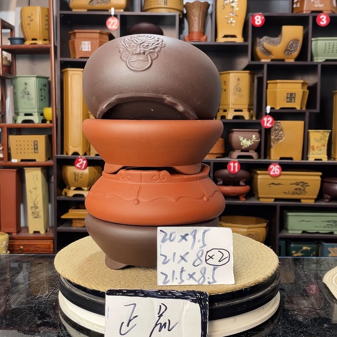 D-盆尚好紫砂花盆