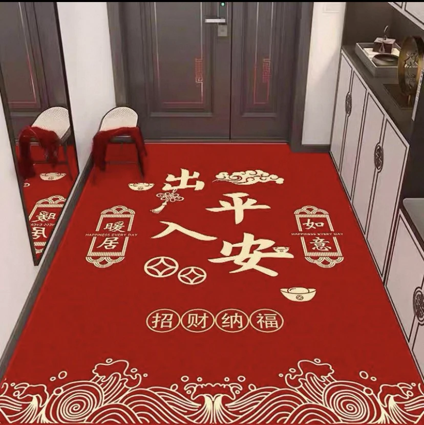 S107【100*160cm】家用入户门硅藻泥软垫门垫卫生间吸水防滑地垫