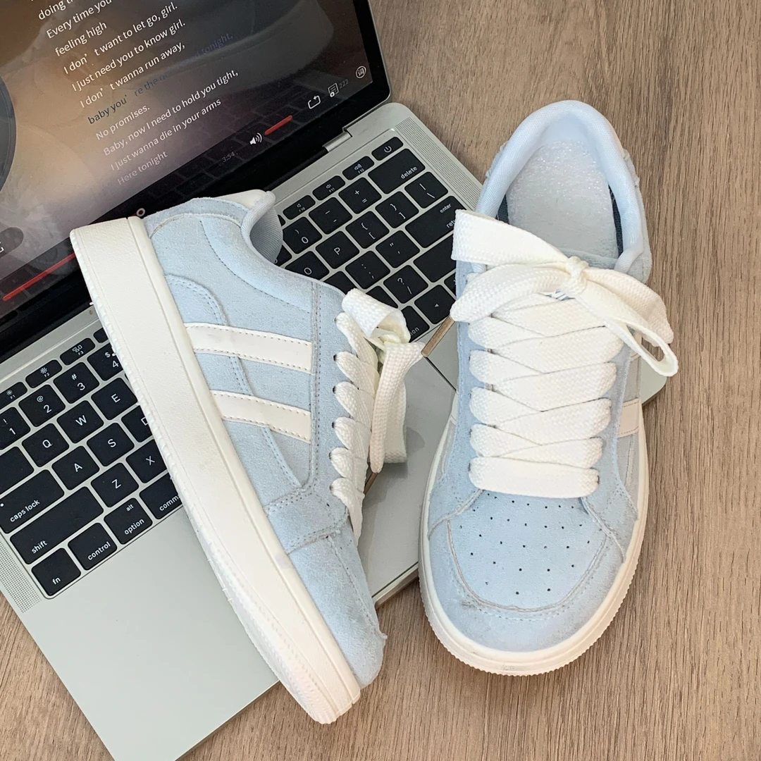 飞跃德训鞋女2025秋季新款鞋子女学生厚底休闲百搭运动爆款板鞋