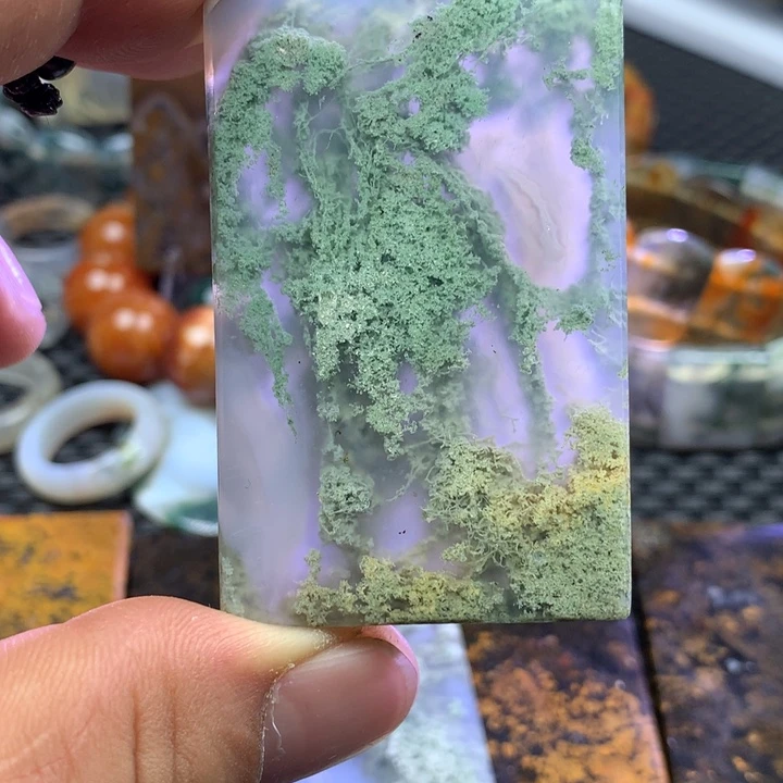 玛瑙/玉髓吊坠(赠链)未镶嵌通*?