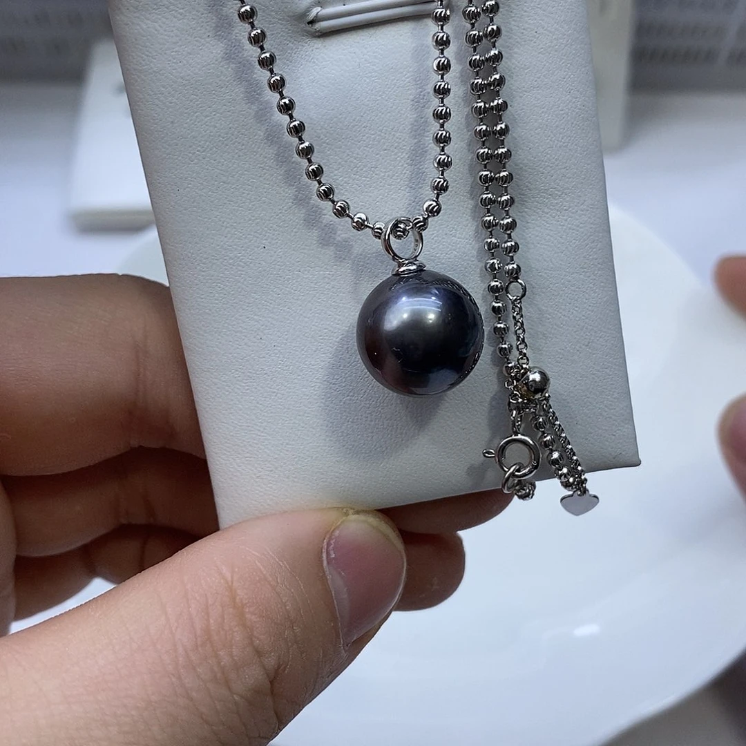 海水珍珠颈饰银S925镶嵌