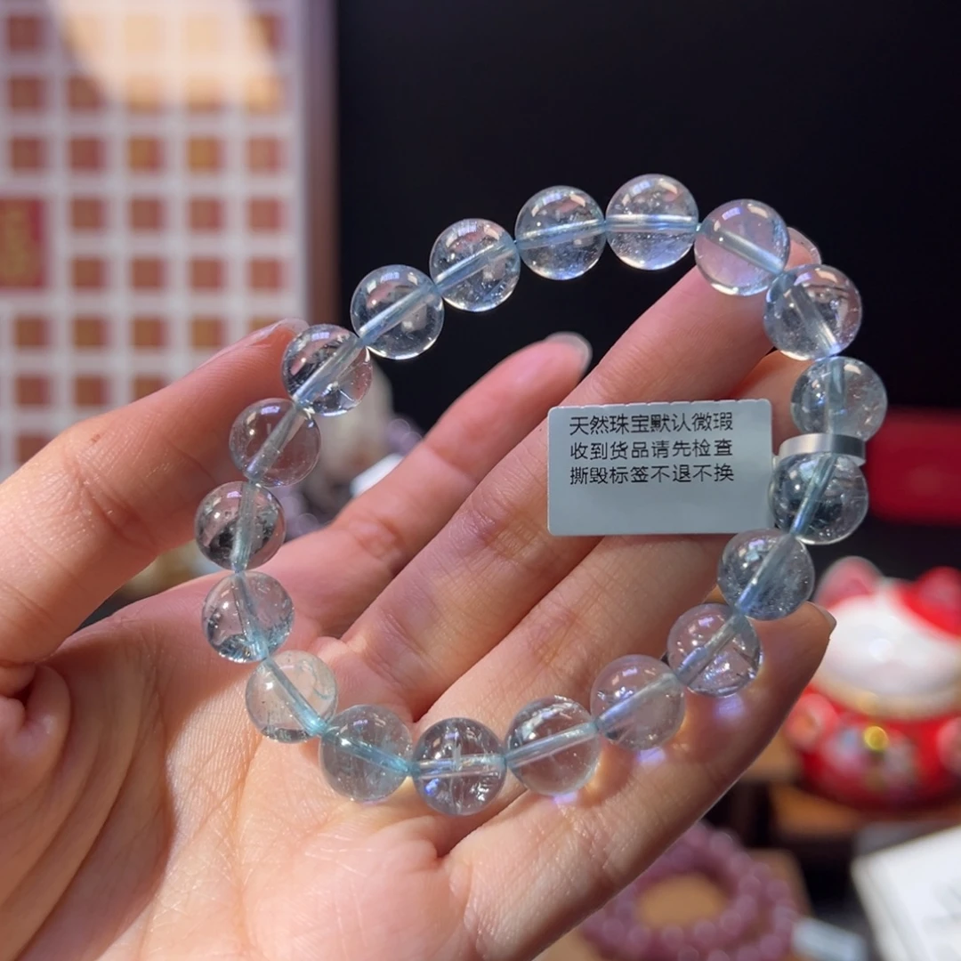 未镶嵌托帕石手链10m大漏价圣玛利亚蓝托帕石