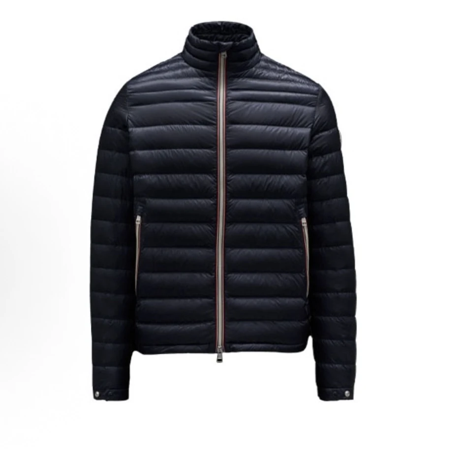 未使用 MONCLER /4/3码/丹尼尔午夜蓝轻薄羽绒服