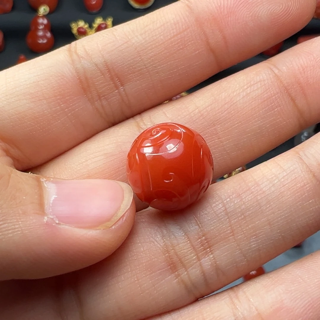南红玛瑙珠子未镶嵌