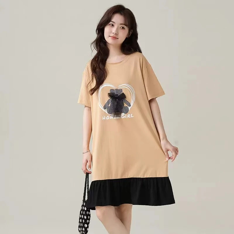 夏季睡衣套装家居服纯棉复合链接