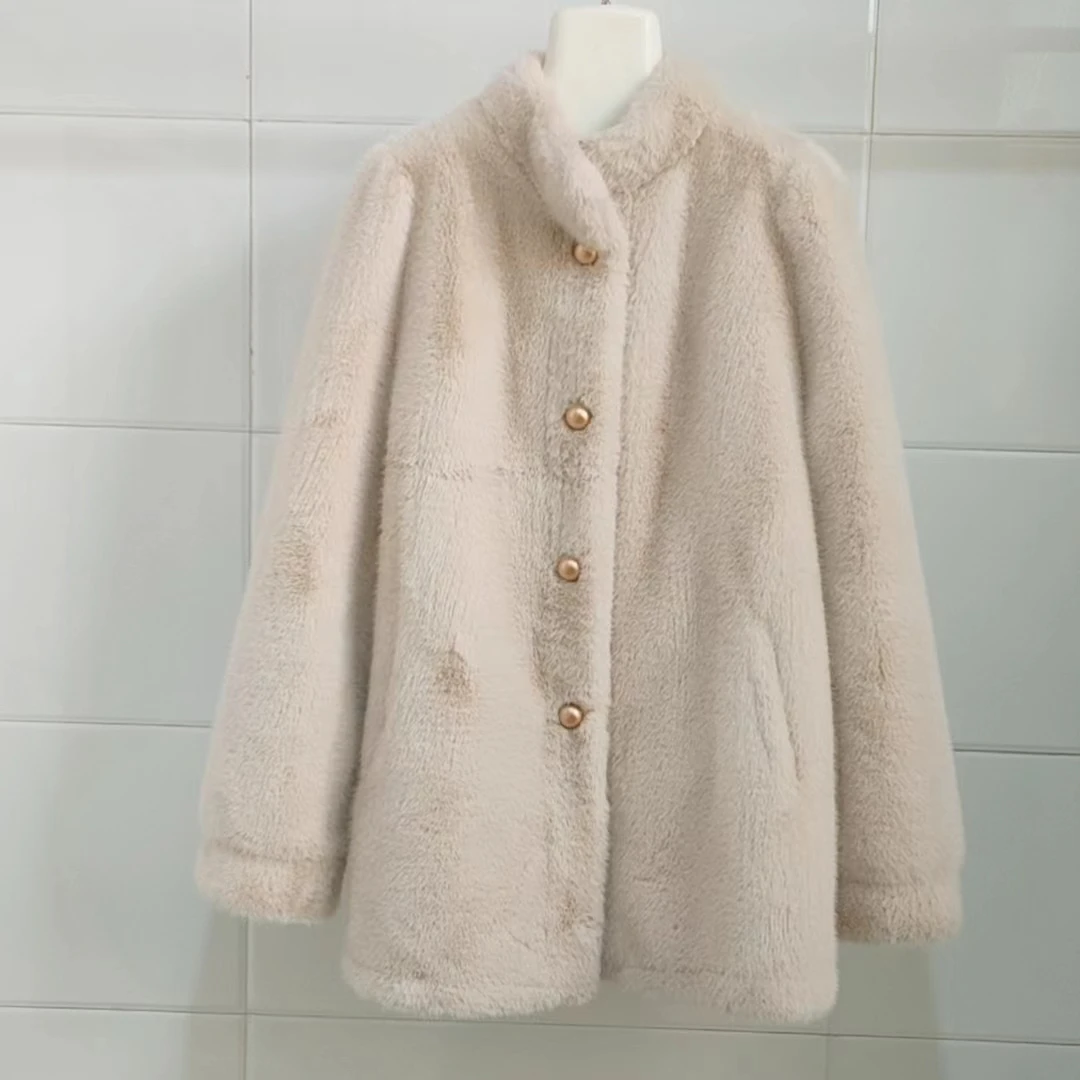 人造皮草 女款殴貂绒秋冬