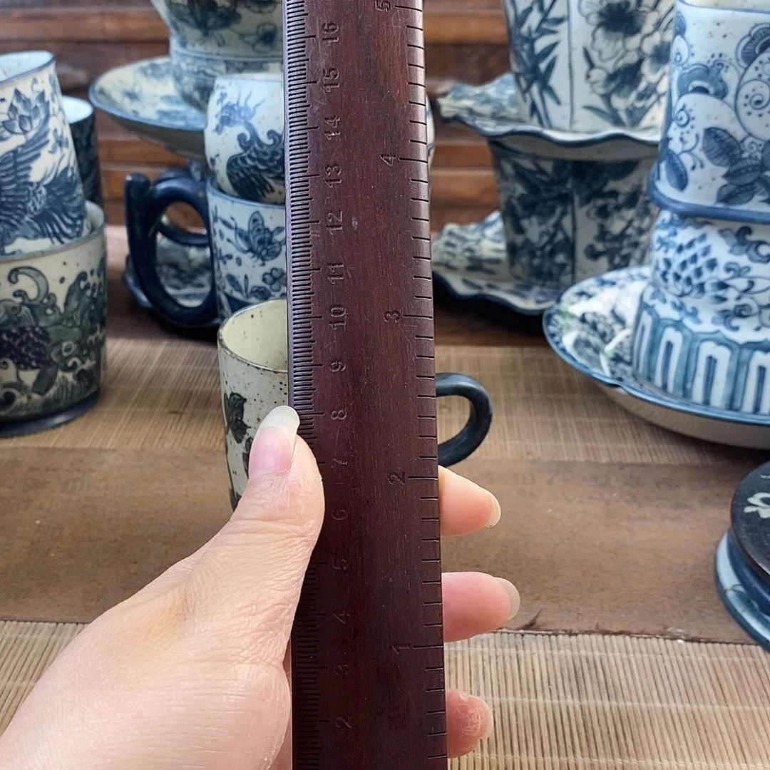 太***泪手工手绘青花高温陶瓷