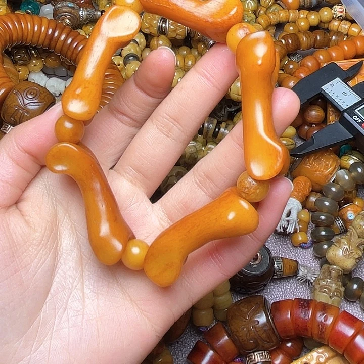 牛骨手串/手链大****，牦牛骨手串