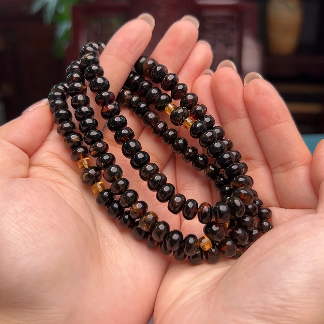 琥珀裸石未镶嵌抚顺琥珀20436。8m m