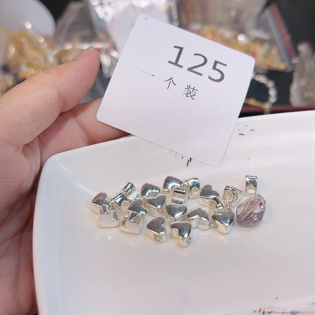 紫晶珠宝半成品银S925镶嵌125