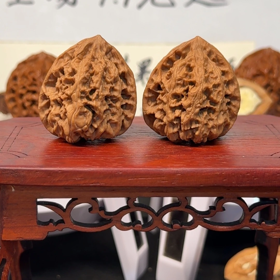 把件文玩核桃7号野牛边36肚33高37全品无药无修原生态