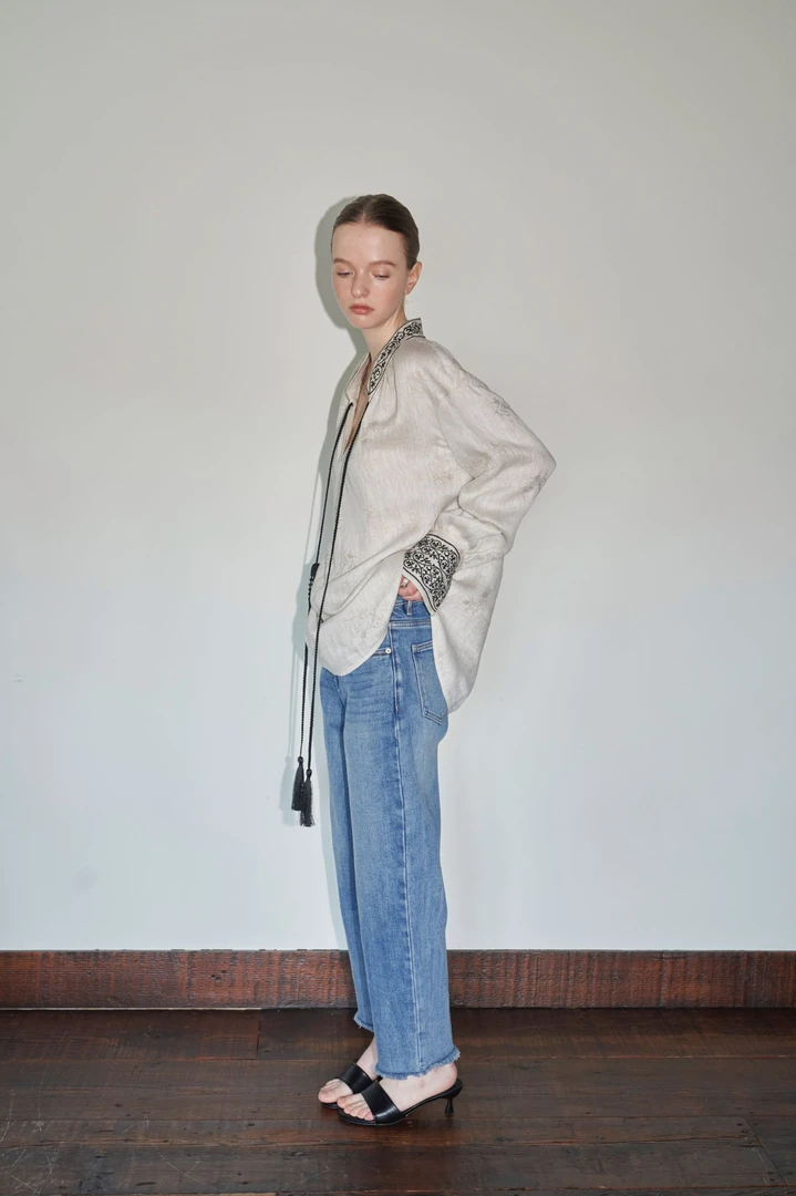 JINGWENZHU 朱小姐 私服 9分牛仔裤    JWZ022